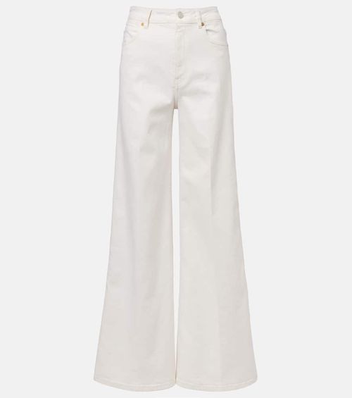 Abbey high-rise wide-leg jeans