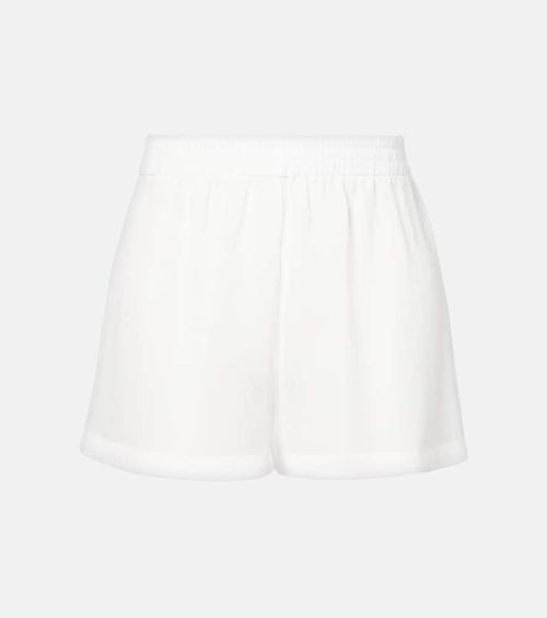 Sheer high-rise shorts