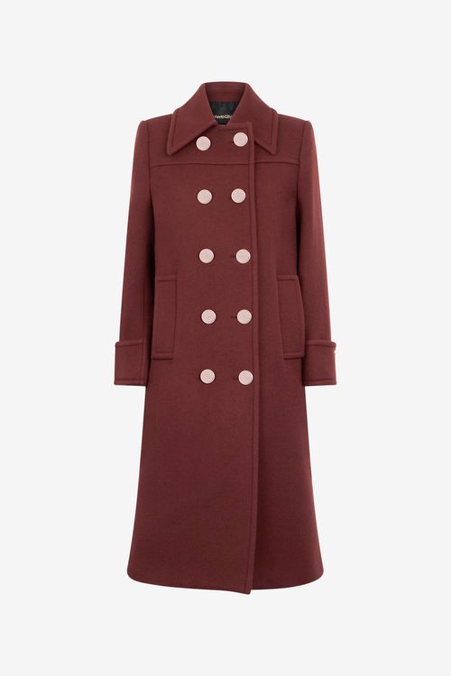 Double-breasted Wool Coat