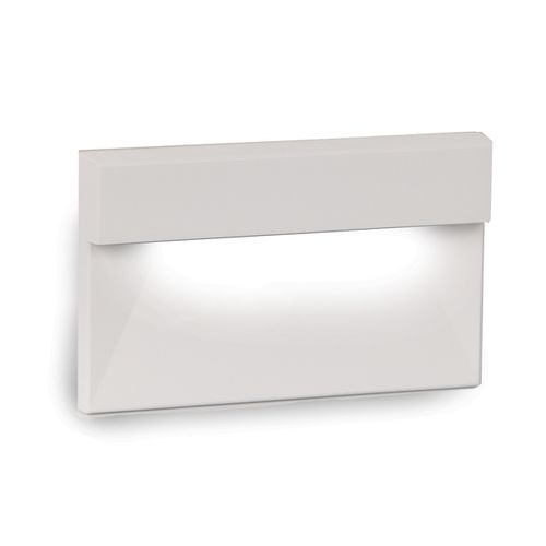White on Aluminum LED Step and Wall Light from the Ledme Step And Wall Lights Collection