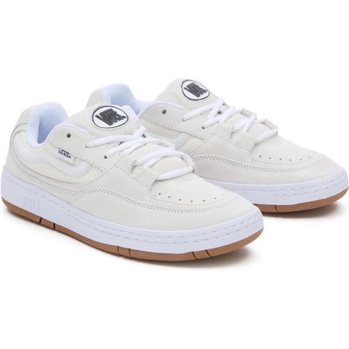 Vans Unisex Speed Long Sleeves Sneakers - White Leather