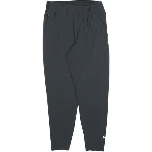 NIKE Mens Joggers Black S W26 L28 Slim Tapered Polyester Blend Sportswear