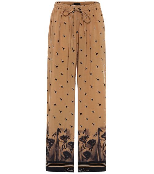 Printed drawstring pants