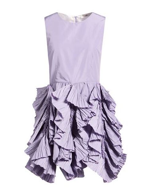 Woman Mini dress Lilac Size 4 Polyester