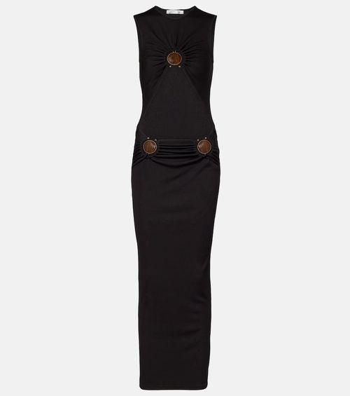 Disconnect embellished maxi dress