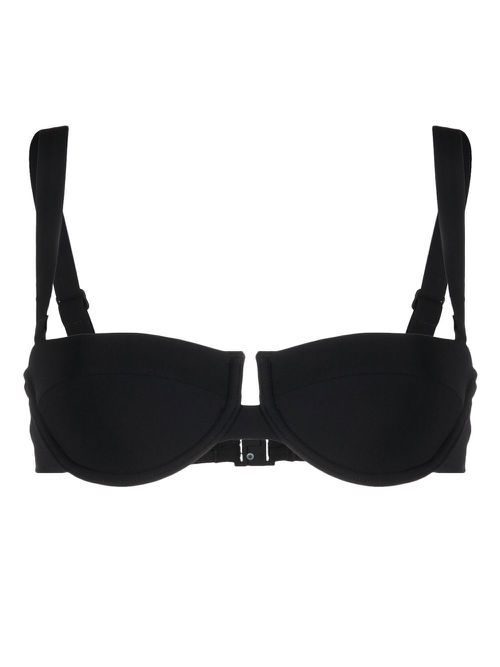 Anneke balconette bikini top - Black