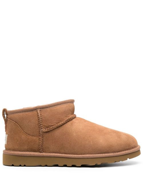 Ultra Mini suede boots - Neutrals