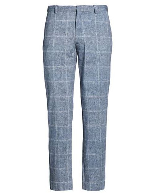 Man Pants Navy Size 32 Cotton, Elastane