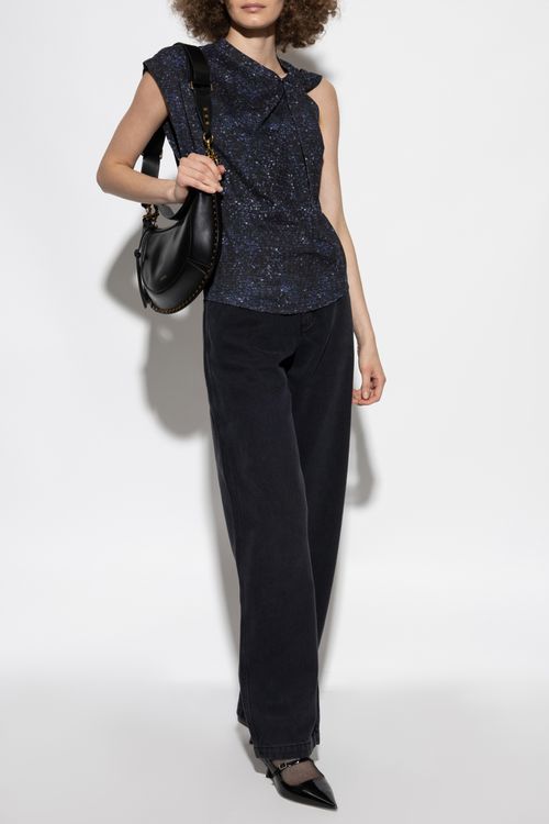 Top "Nayda", Women's, Navy Blue