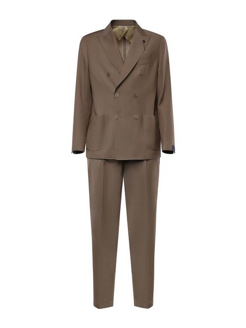 Double-Breasted Wool Suit