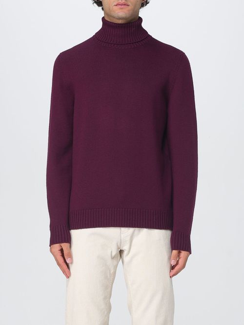 Sweater Men color Burgundy