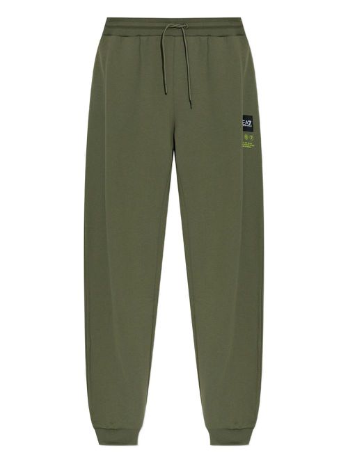 Cotton track pants - Green