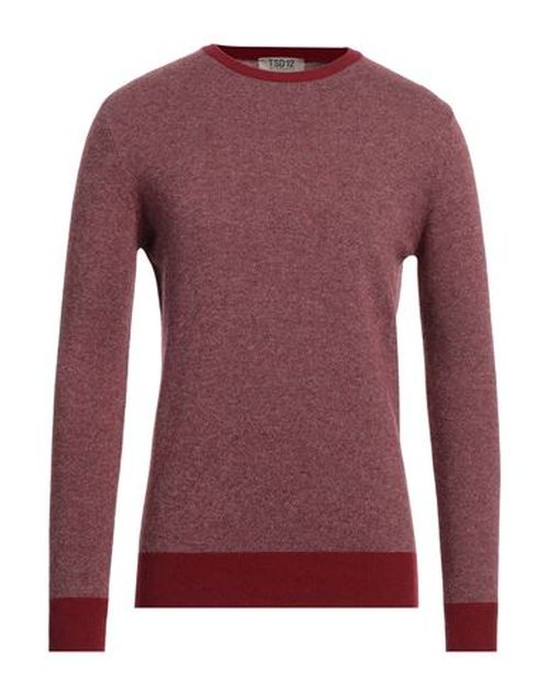 Man Sweater Brick Size XL Wool, Viscose, Polyamide, Cashmere