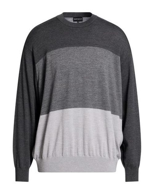 Man Sweater Grey Size M Virgin Wool, Polyamide, Elastane