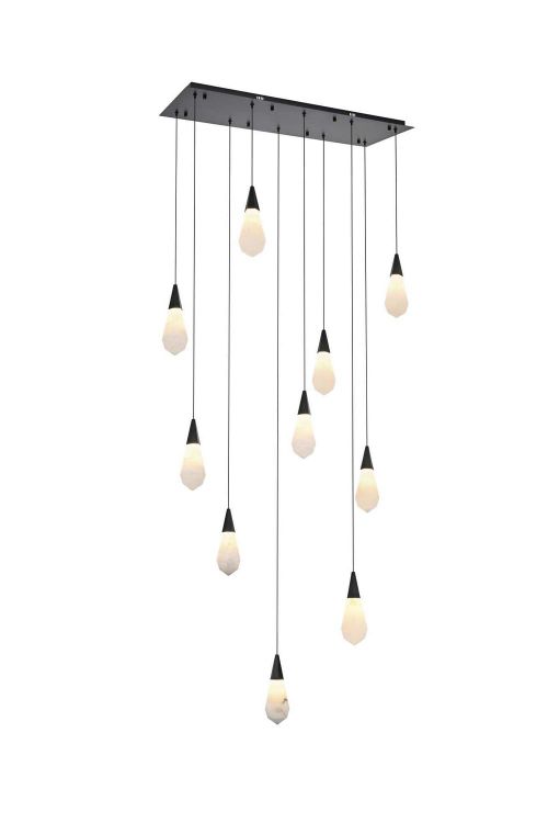 Black LED Pendant from the Amora Collection