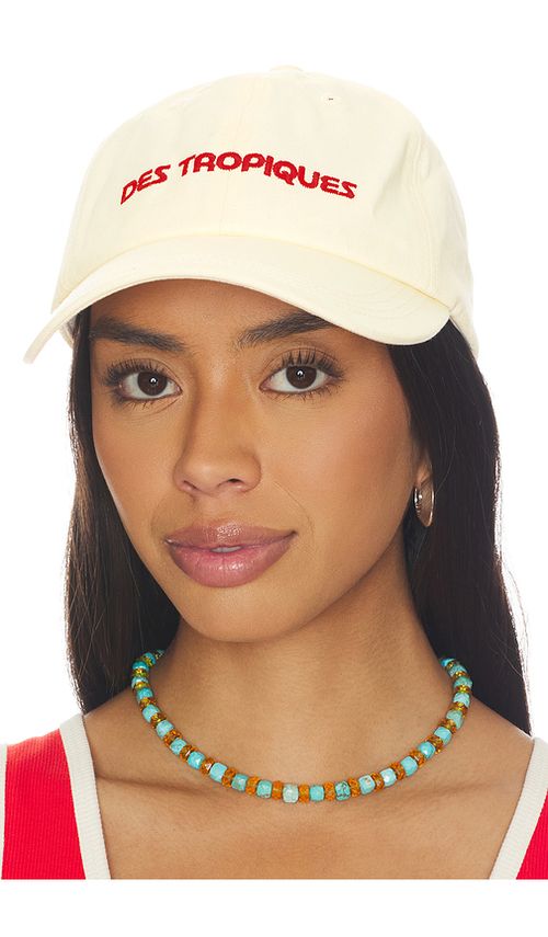 Araminta James Tropiques Cap in Ivory