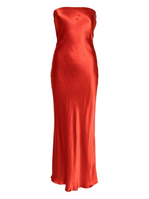 Moon dance strapless dress - Red