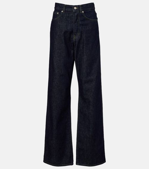 High-rise wide-leg jeans