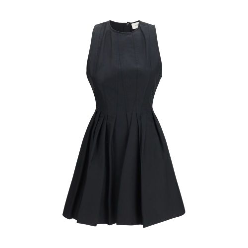 Cotton Casual Dress — Black