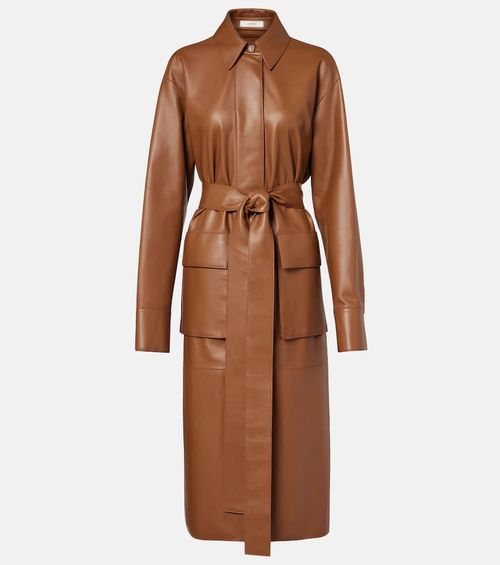 Okabe leather coat