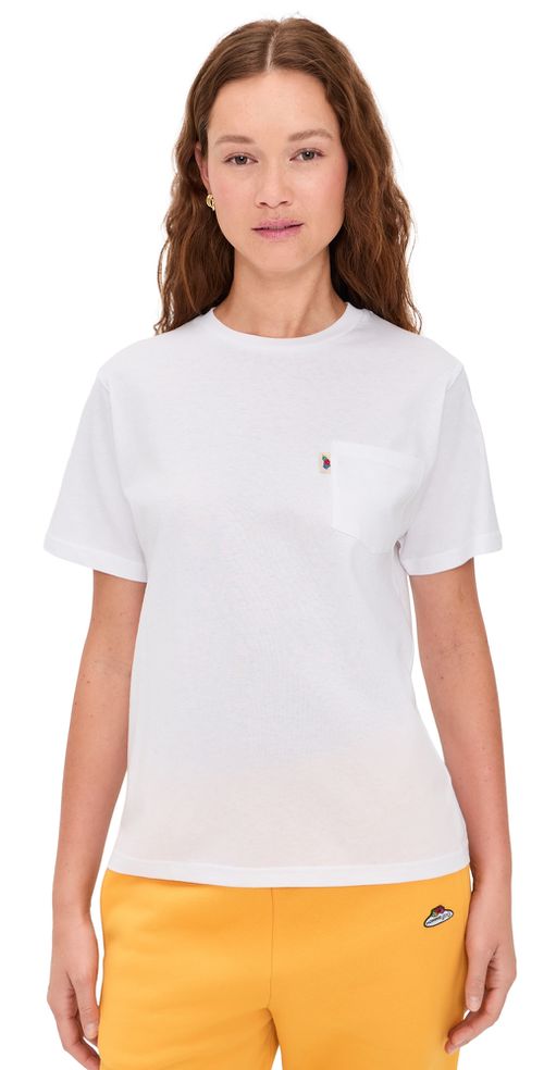 Homme Girls x Fruit of The Loom Pocket Tee White