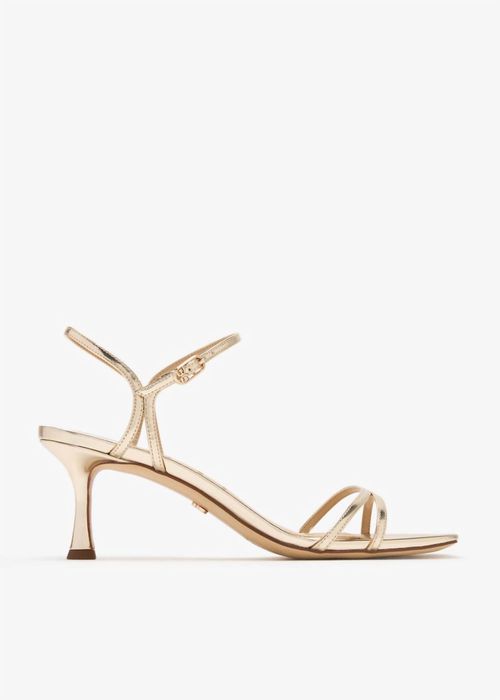 Women's Presley Strappy Kitten Heel Sandal In Gold