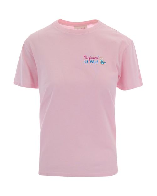 Pink Graphic Crew Neck T-Shirt