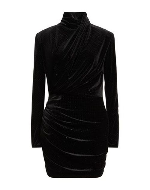Woman Mini dress Black Size 4 Polyresin, Elastane