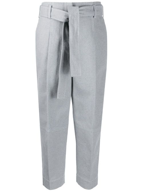High waist trousers - Blue