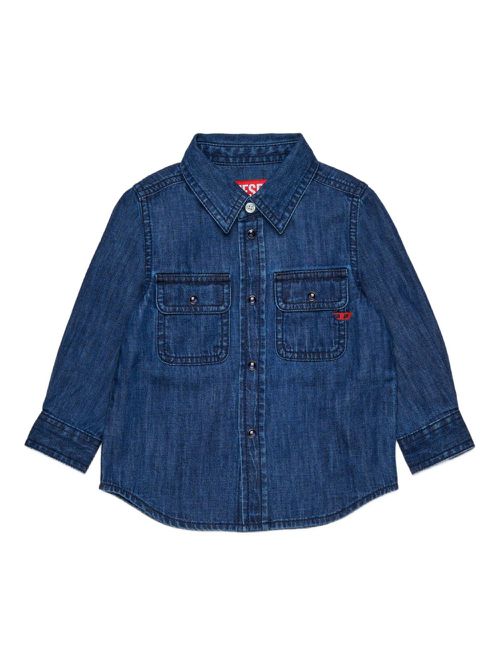 Diesel Kids Cartob denim shirt - Blue
