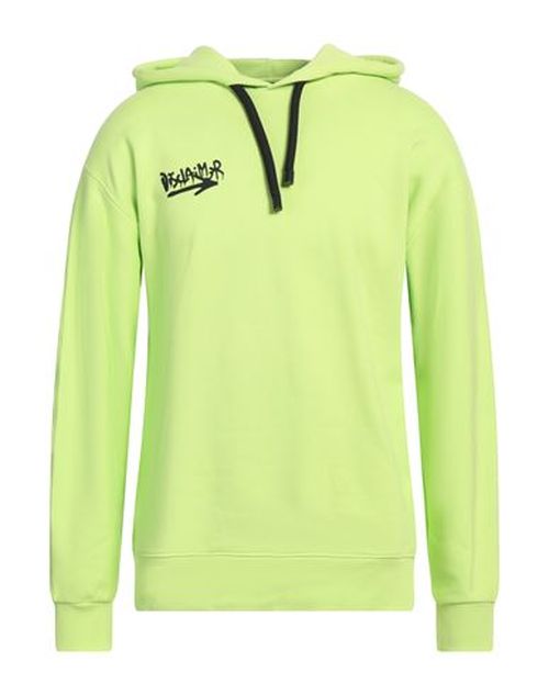 Man Sweatshirt Lime green Size M Cotton