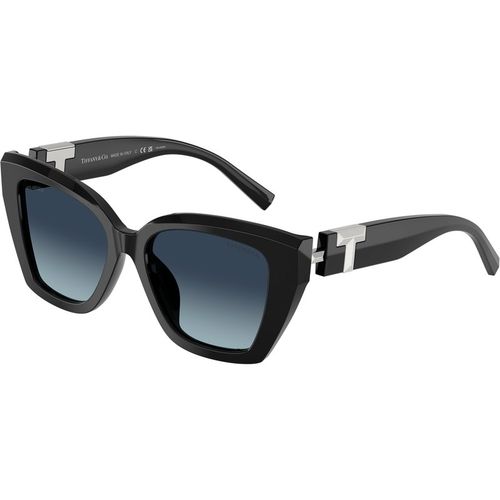 Tiffany Woman Tiffany TF4239U 83944U Sunglasses Acetate Black Blue Squared Polarized Shaded