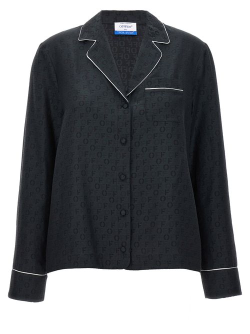 Off Jaquard Pajama Shirt