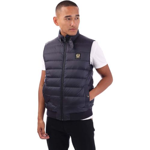 Belstaff Mens Circuit Gilet in Navy - Sma