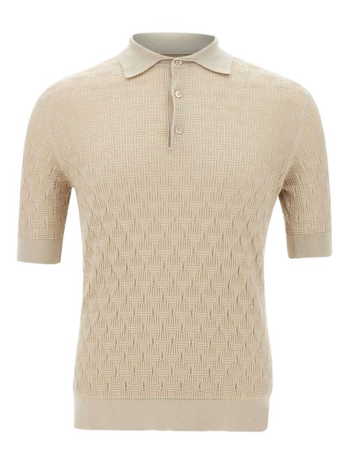 Short-sleeve polo shirt - Neutrals