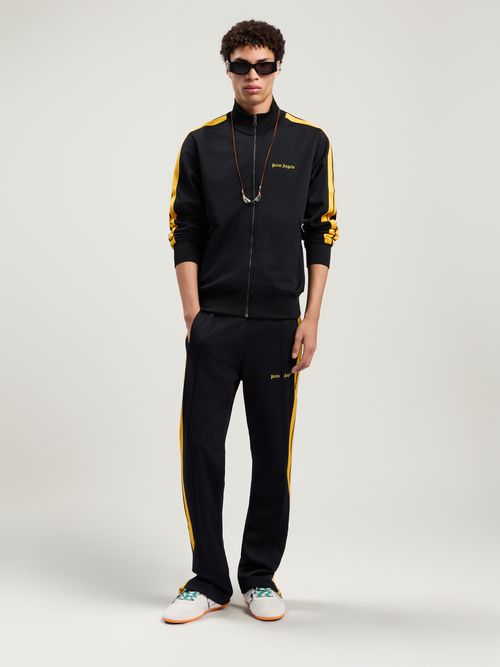 Classic Logo Color Track Pants Man  Black