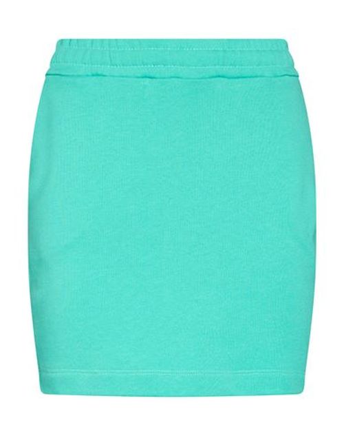 Woman Mini skirt Turquoise Size XS Cotton