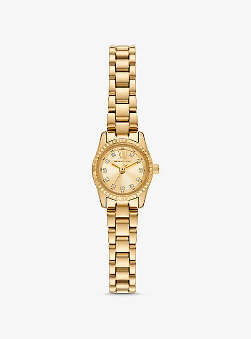 Mini Lexington Pavé Gold-Tone Watch