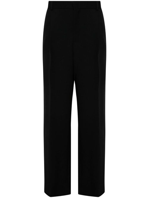 Straight-leg trousers - Black