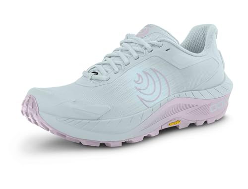 Topo Athletic Women's MTN Racer 4 Lightweight Comfortable 5MM Drop Trail Running Shoes, Athletic Shoes for Trail, Blue/Blue