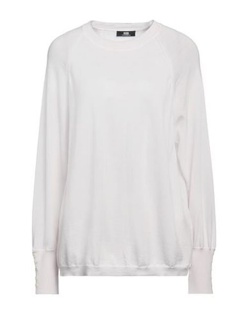Alpha Studio Woman Sweater Light grey Size 8 Merino Wool