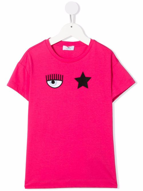 Logo-printed T-shirt - Pink