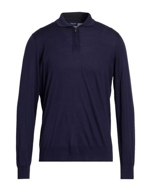 Man Sweater Navy Size 38 Silk