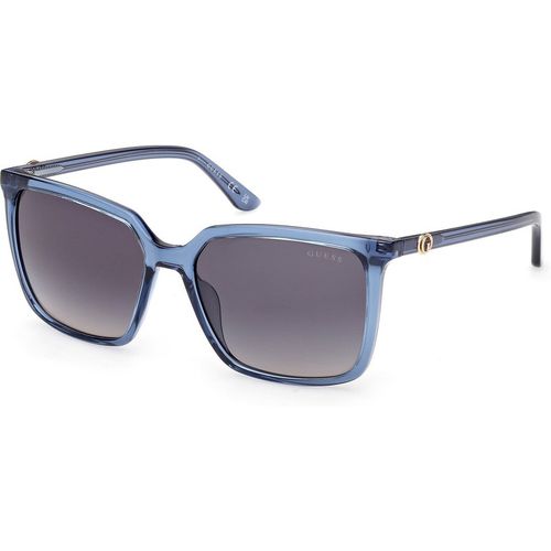 Guess Mujer Guess GU00258 90B Gafas de sol Inyectado Azul Fumar Cuadrada Norma