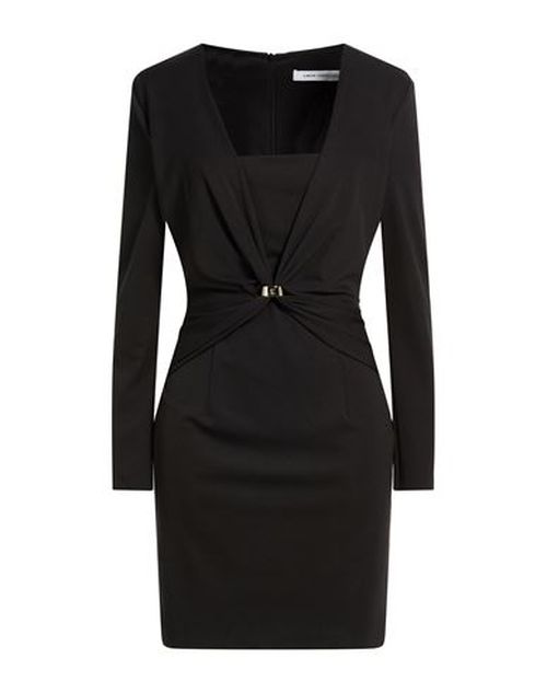 Woman Mini dress Black Size 8 Polyester, Elastane