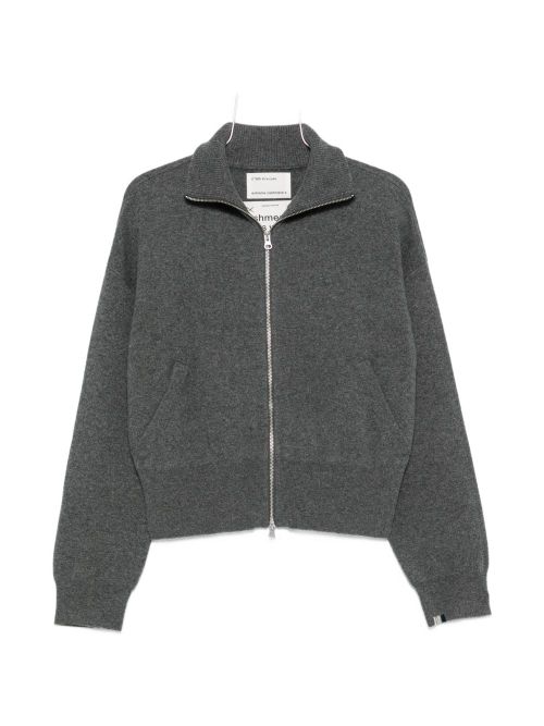 Cashmere Knit Cardigan — Grey
