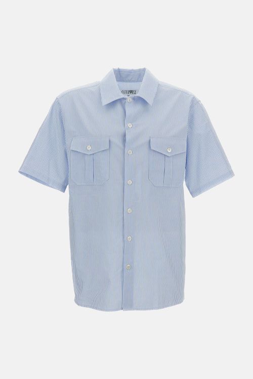 Short-sleeve Striped Shirt