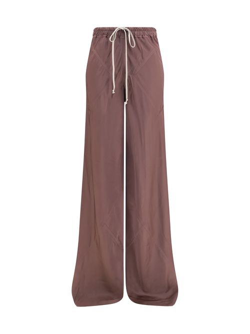 Silk Trousers — Purple