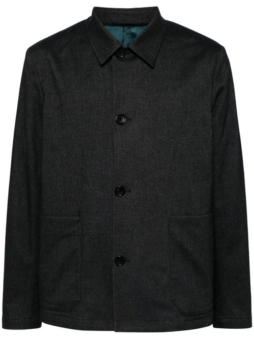 Cotton-blend work jacket - Grey