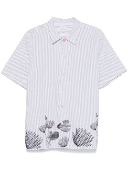 Floral-print shirt - White